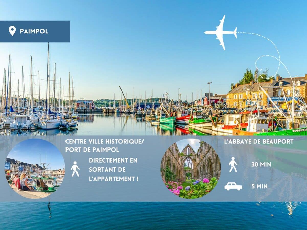 Magnifique T2 Coeur De Ville Port A Pieds Paimpol Dış mekan fotoğraf
